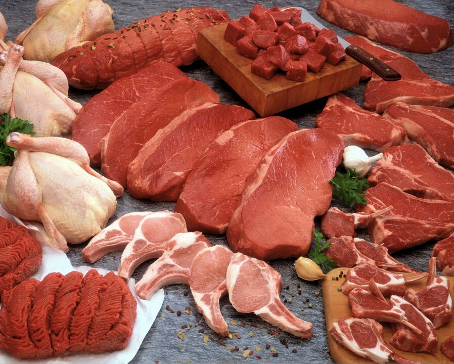 Produits à base de viande suivant un régime de groupe sanguin