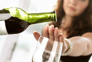 Rejet de l'alcool